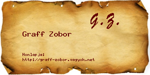 Graff Zobor névjegykártya